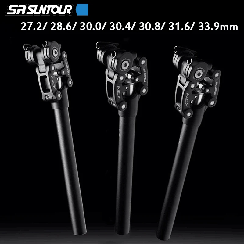 

SR Suntour NCX Bicycle Damping Seatpost MTB Suspension Seat Tube 27.2 28.6 30.0 30.4 30.8 31.6 33.9mm*350mm 400mm Mountain Bike