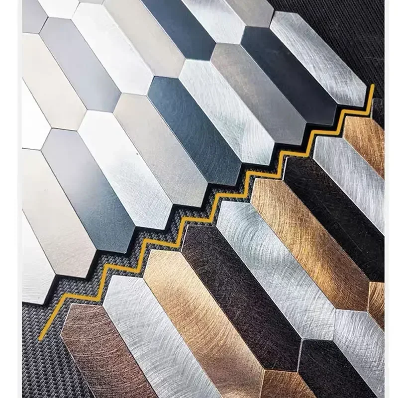 Мозаичная металлическая алюминиевая пластиковая панель