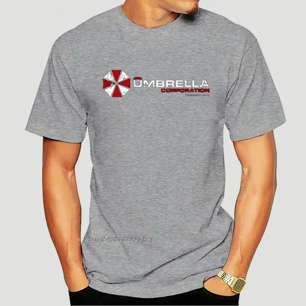 

Umbrella Corporation T-Shirt Evil Resident Afterlife Computer Game Printed T Shirts Short Sleeve Hipster Tee 0463A