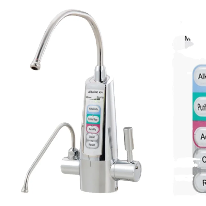 

Faucet-mounted Family kangen water ionizer, Alkaline water treatment appliance automatic