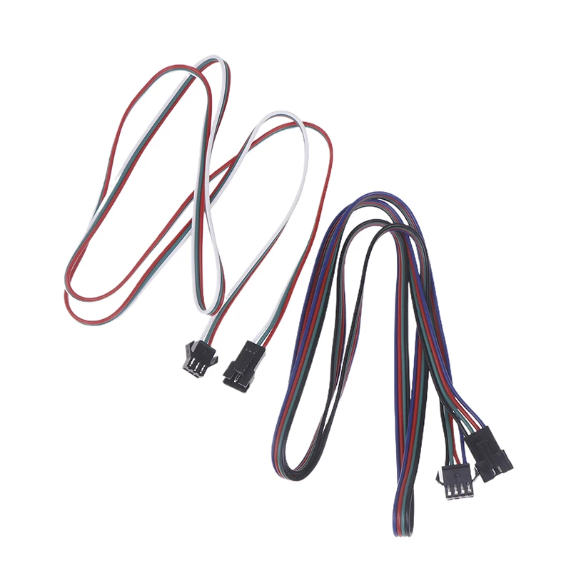 3PIN 4PIN Женский и мужской JST светодиодный удлинительный кабельный разъем 1 м 22AWG
