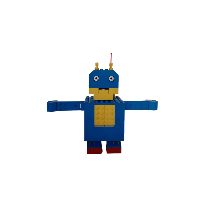 146 деталей MOC Freestyle 4153, модель робота, строительные блоки, креативная коллекция, художественные кирпичики, 3D-образование, подарок на день рождения, сборка своими руками. (art.: 3920dcd4f60df) - 3920dcd4f60df