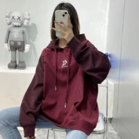 ader 2021 autumn and winter high quality new hoodie korean version 11 retro stitching long sleeved top adererror hooded sweater