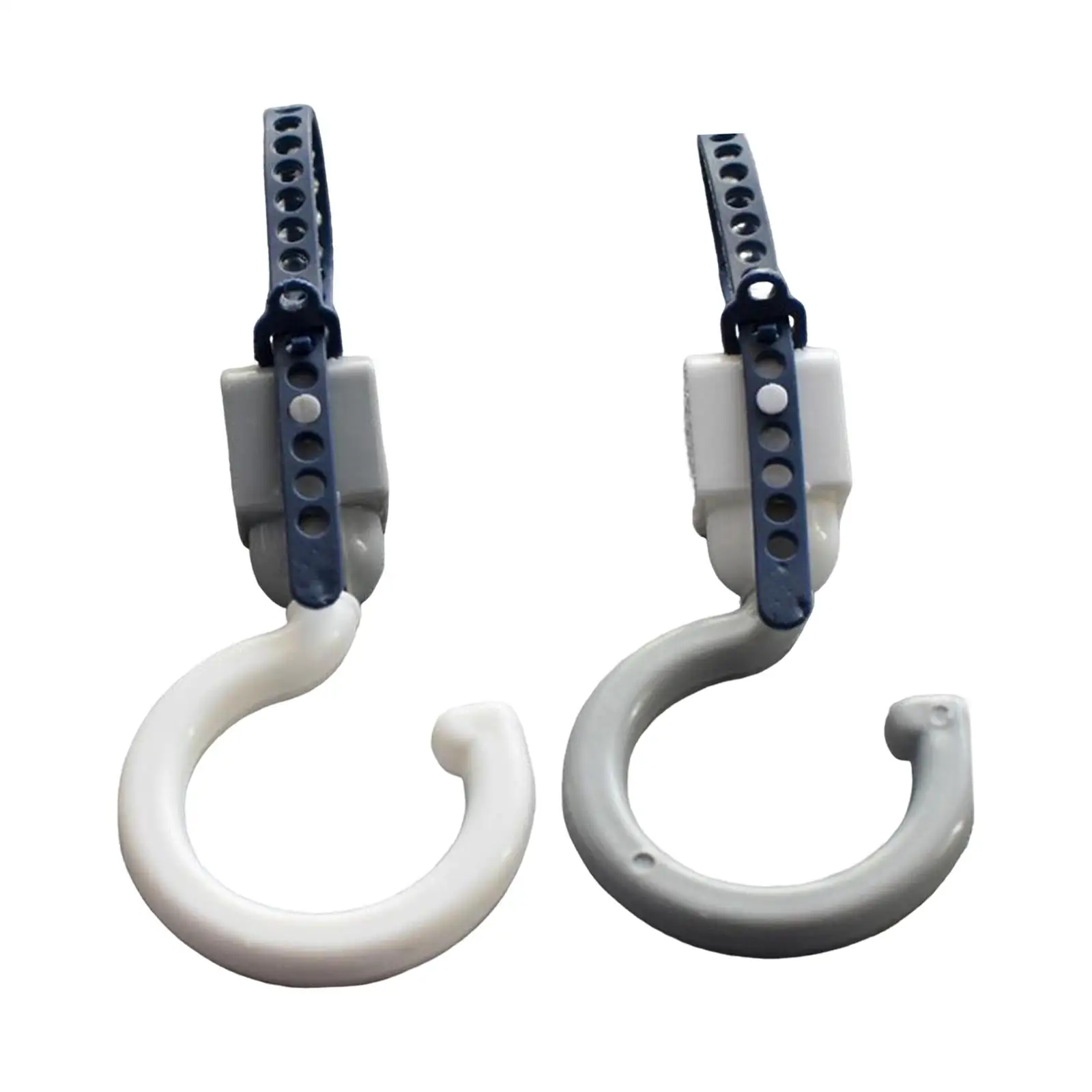 2x Baby Stroller Hook Child Activity Gear Hooks Rotating 360 Pushchair Purse Hanging Bags Organizer clip Diaper hanger