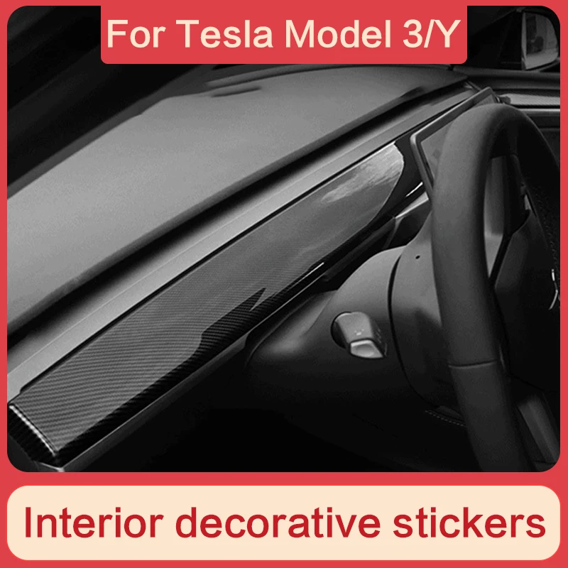 

Suitable for Tesla model 3/Y center interior trim dashboard inner door trim inside and outside trim