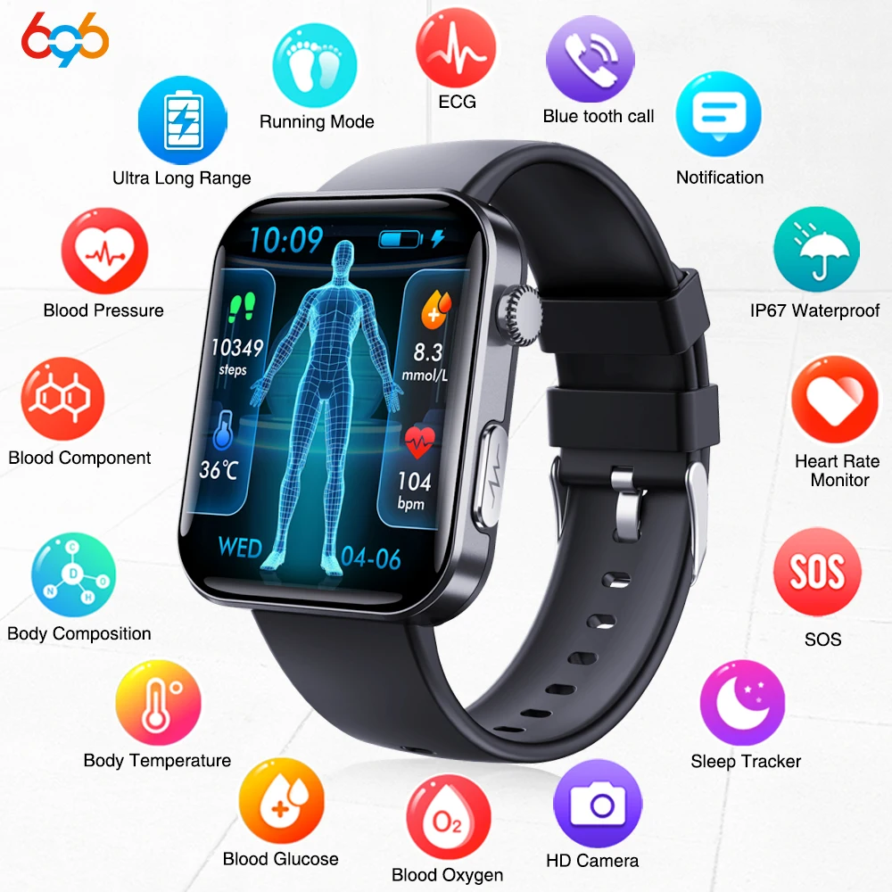 Мужские спортивные смарт-часы PPG HRV 2 1&quot