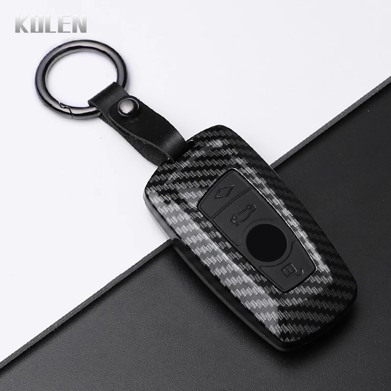 

Чехол для ключа автомобиля из углеродного волокна ABS для BMW 1 3 5 7 серии X1 X3 X4 X5 X6 X7 F10 F15 F16 F20 F30 F18 F25 M3 M4 Защищенный корпус