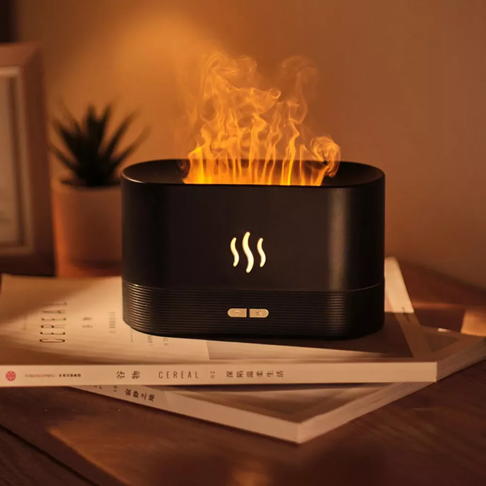 

NEW Humidifier Silent Aroma Essential Oil Diffuser Ultrasonic Cool Mist Fogger Sleep Atomizer Home Office Air Freshener 180ml