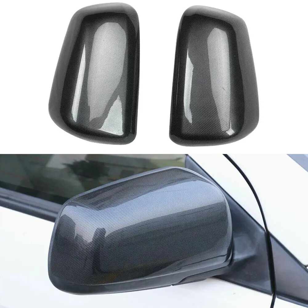 

Exterior Rearview Side Mirror Cover Trim 2pcs For Mitsubishi Lancer 2008-2014