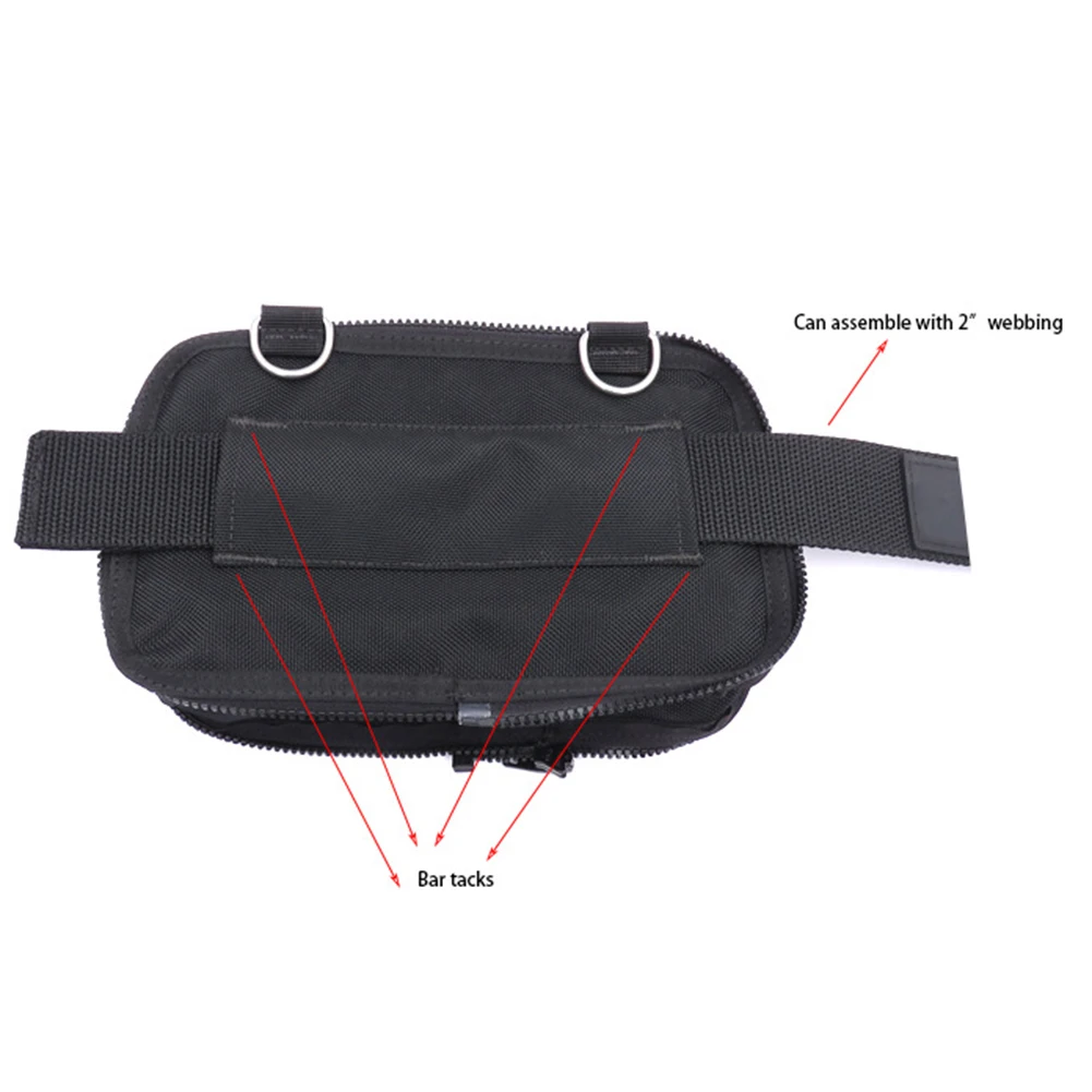 

Quality Storage Bags Storage Pocket Functional Professional SS 316 Hook Storage Pocket Useful 1680D Nylon Fabric