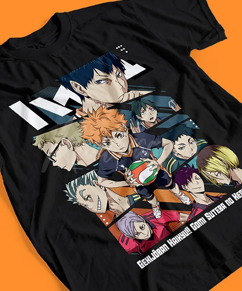 Футболка унисекс HAIKYUU CLUB DE VOLEY KARASUNO