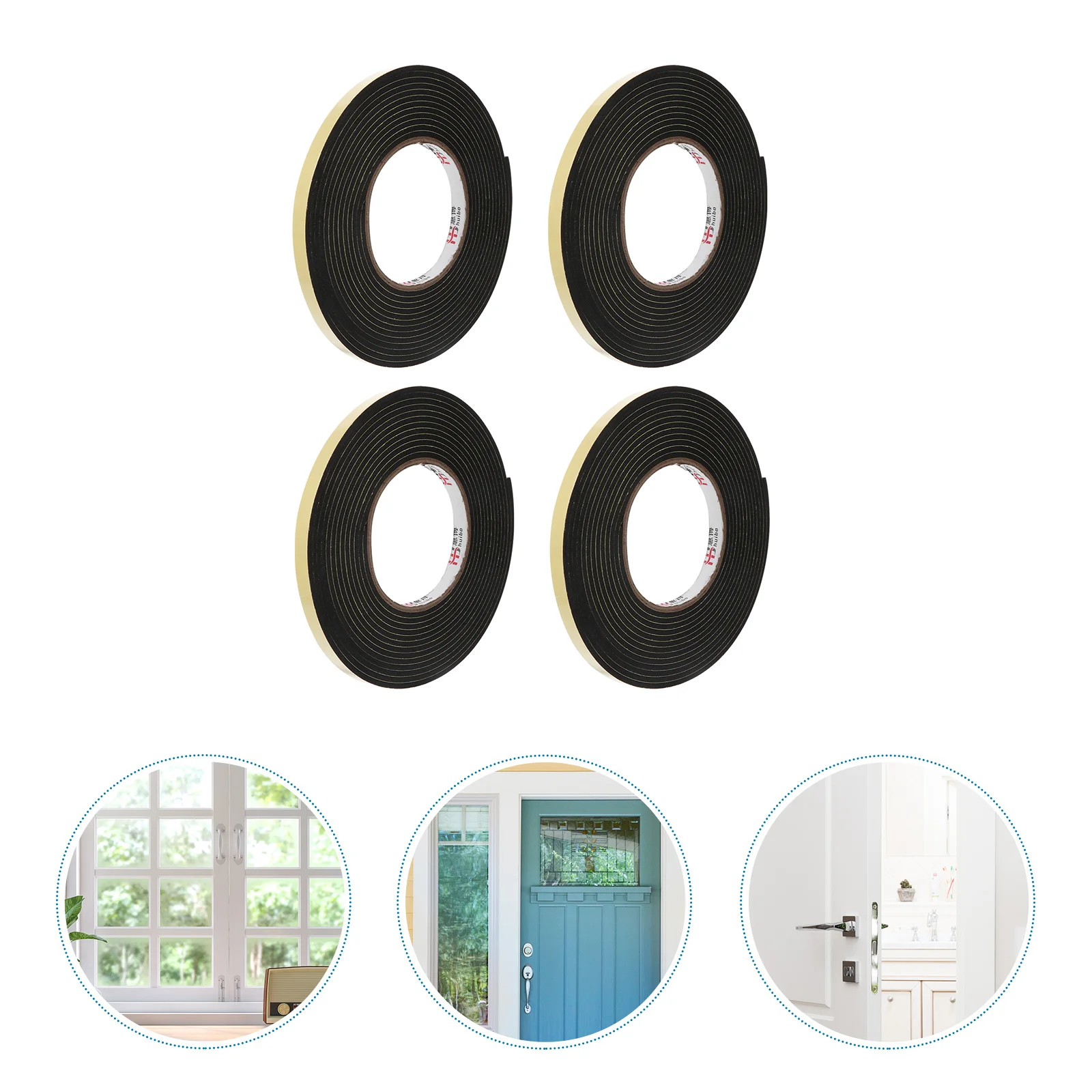 

Tapewindow Seal Sealing Door Sponge Strip Insulation Adhesive Eva Windows Homeand Tapes Weather Stripping Sealer Gasket Gap