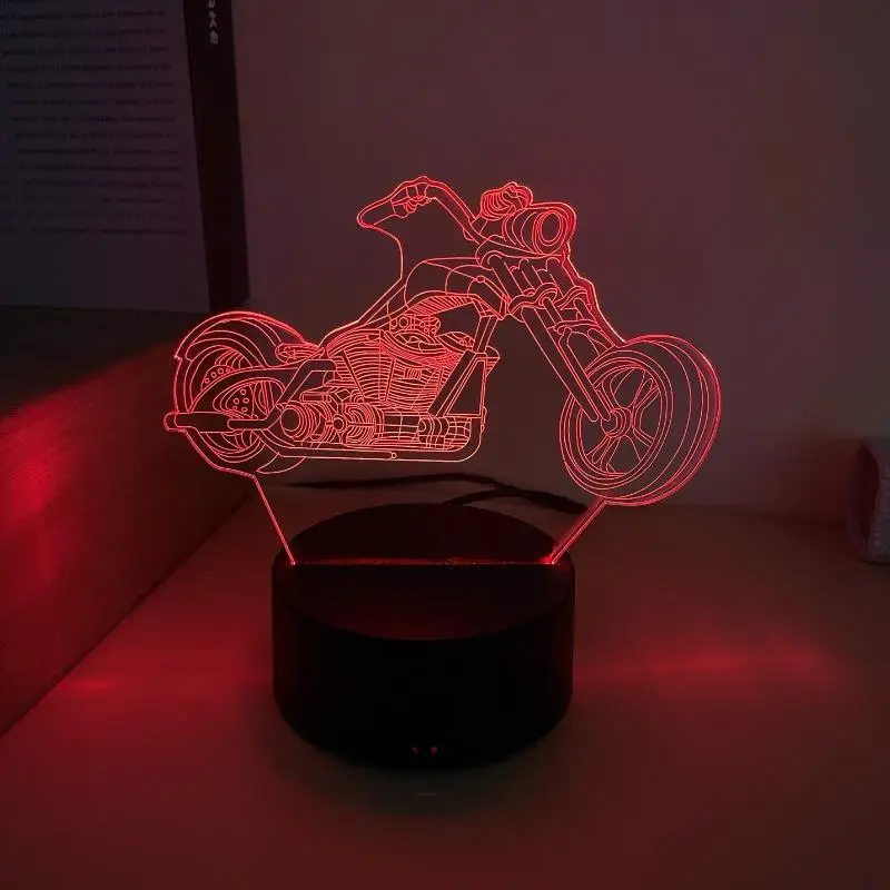 Мотоциклетная трехмерная задняя панель с сенсорным управлением 7 цветов