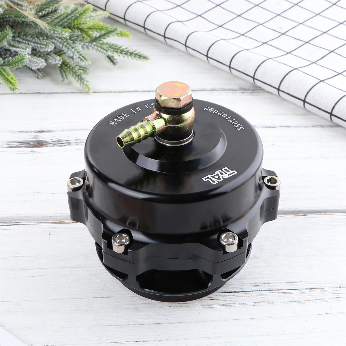 

Car Modification 50mm Universal Relief Pressure Deflation Pressurization Deflated (Black)