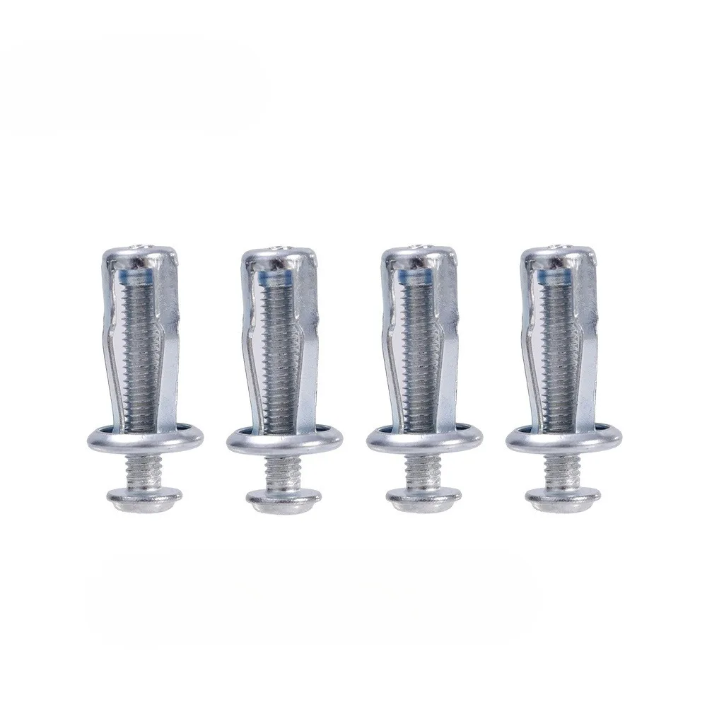 

4 шт., винт для лепестков, гайки, винтовые анкеры, заглушки для расширения лепестков для занавесок, зажим для расширения заклепок, болт, настенные крепления