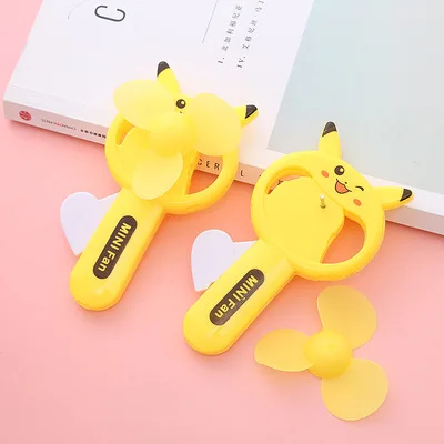 

Summer Pikachu Creative Cartoon Animal Hand Pressure Fan Portable Outdoor Mini Small Fan Children's Toy Gift