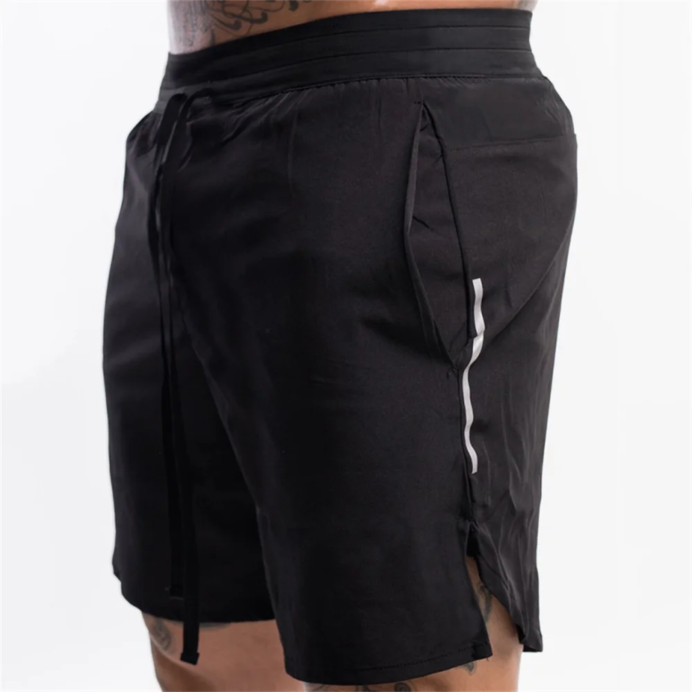 

New Men Fitness Bodybuilding Shorts Man Summer Gyms Workout Male Breathable Quick Dry Sportswear Jogger Beach Short Pants