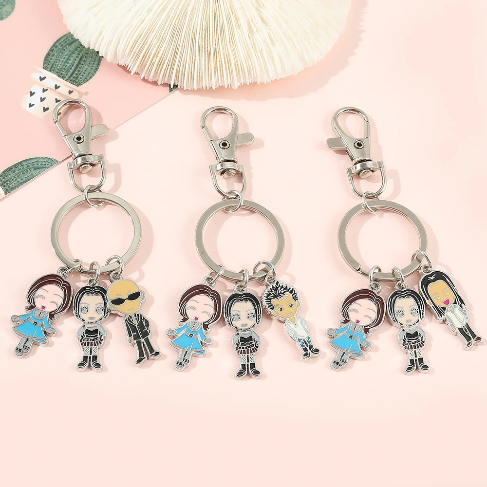 

Anime Osaki Nana Takagi Yasushi Takumi Ichinose Honjo Ren Komatsu Nana Cartoon Figure Keychain Keyring Pendant Fans Gift