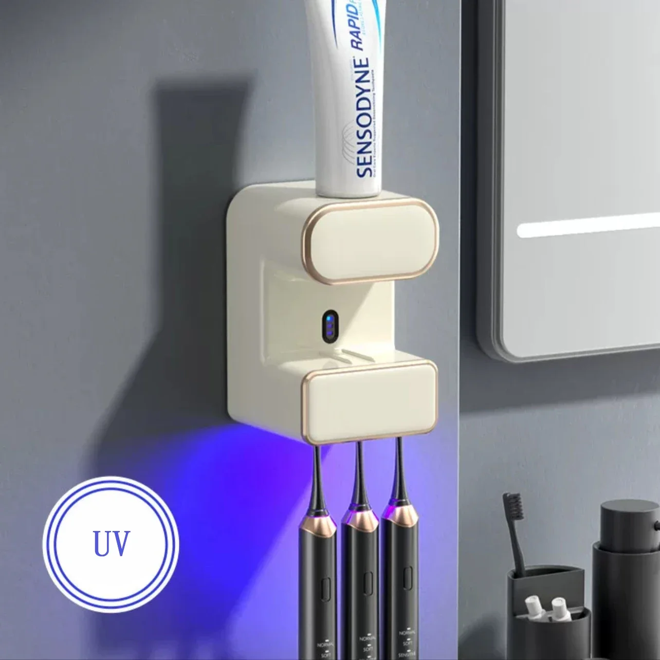 

Настенный автоматический диспенсер для зубной пасты