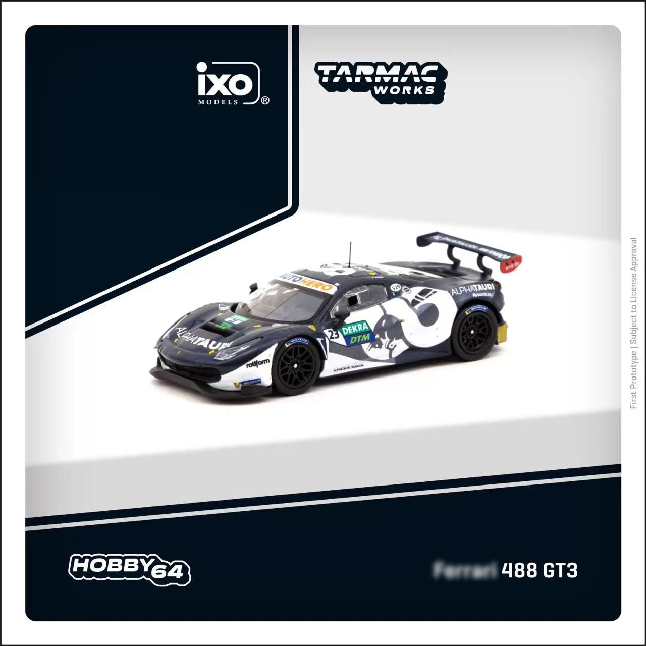 

TW In Stock 1:64 488 GT3 DTM 2021 Nurburgring Racing Diecast Diorama Car Model Collection Miniature Toys Tarmac Works