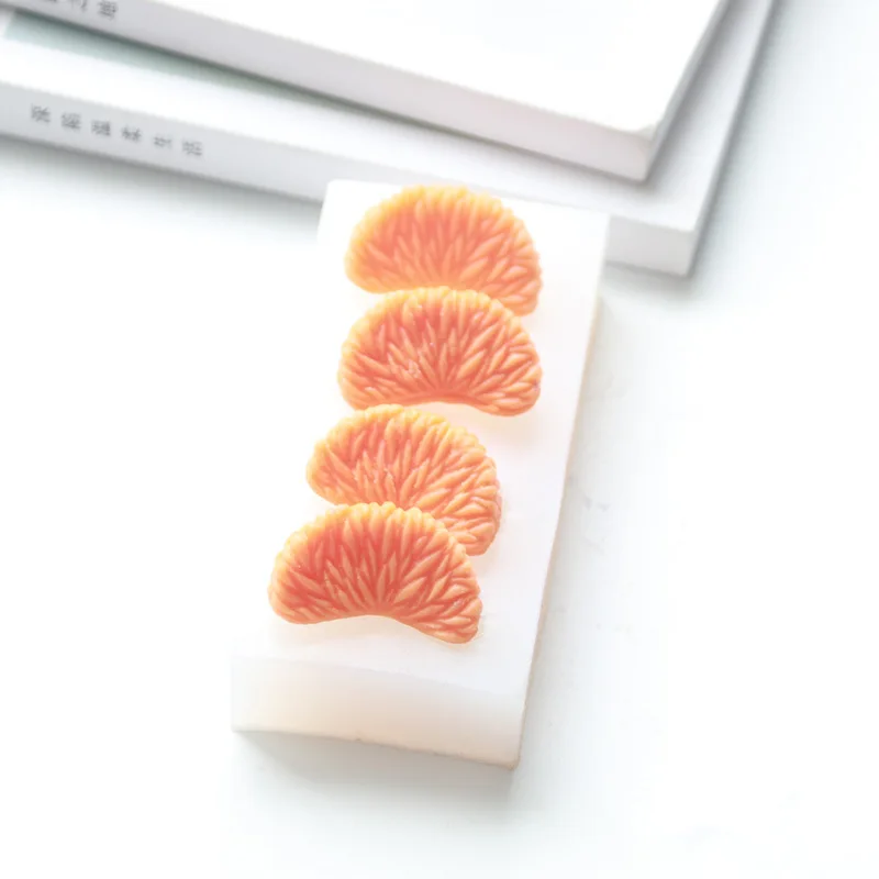 

diy Fruit Aromatherapy Candle Silicone Mold Orange Slice Grinder Baking chocolate Cake Mold