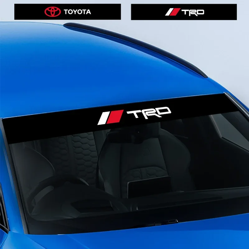 Автомобильные передние и задние наклейки на лобовое стекло для Toyota TRD Crown Reiz Corolla