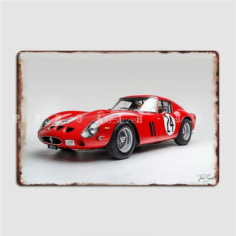 

1963 250 Gto Poster Metal Plaque Cave Pub Wall Cave Designing Plaques Tin Sign Posters