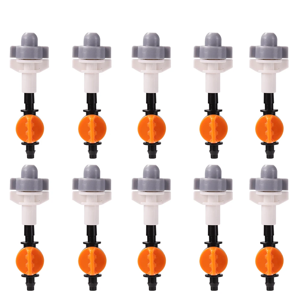 10 шт./компл. Распылительная насадка 6 мм Быстроразъемное орошение сада газона