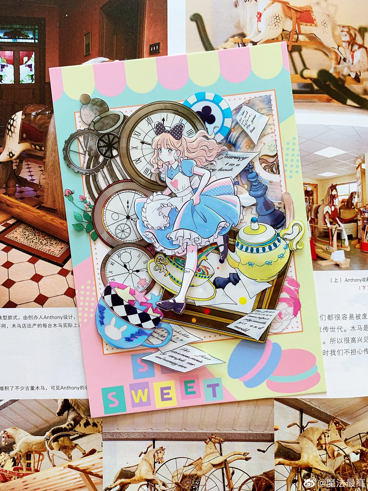 Dream Wonderland Nutcracker Cute Girl Character Special Oil and Paper Tape Decoration Kawaii Sticker  Cute Stationary
