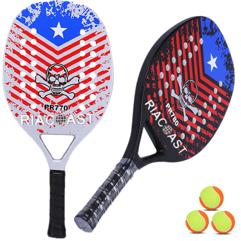 

2022 пляжная Теннисная ракетка, полностью карбоновая Теннисная ракетка, Высококачественная ракетка для пляжного тенниса с сумкой для спорта ...