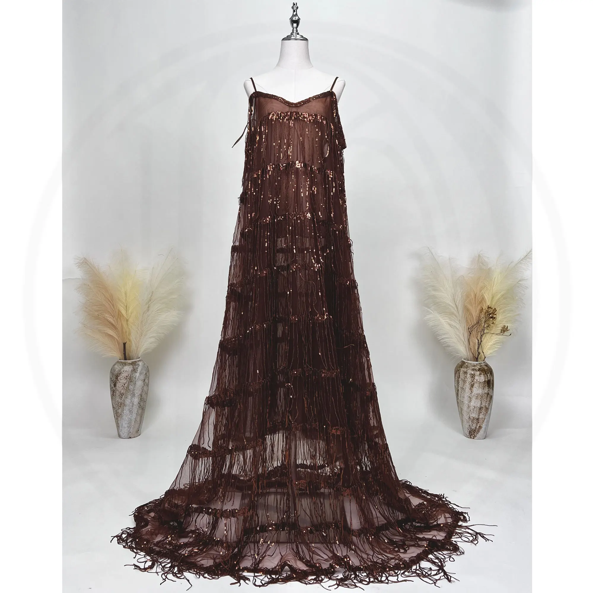 Платье для беременных с золотыми блестками Don &amp Judy Boho сексуальное платье без