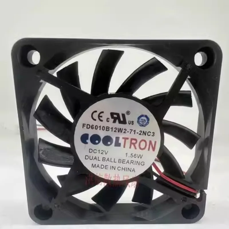 Новый вентилятор охлаждения процессора для COOLTRON FD6010B12W2-71-2NC3 12 в Вт 6 см 60*60*10 мм
