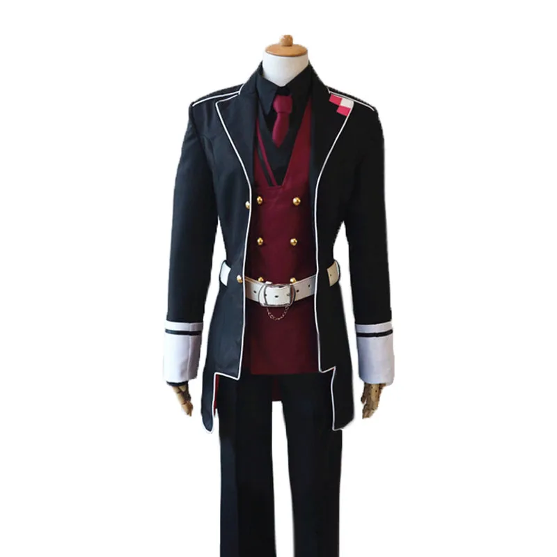 

Anime DIABOLIK LOVERS Haunted Dark Bridal Hero Sakamaki Reiji Halloween Cosplay Costume Full Set 11