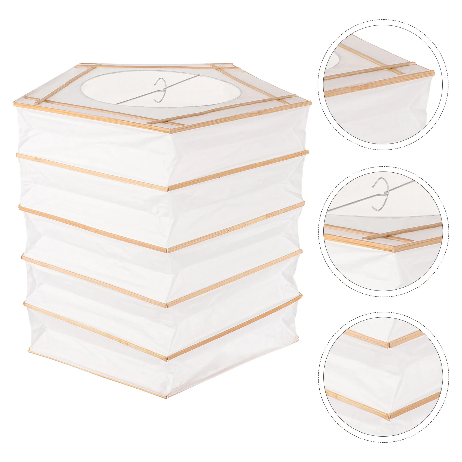 

Маленькая лампа, Тень для стены, аксессуары, японская бумага Оригами, искусственный бамбуковый абажур, подвесное Плиссированное комнатное ...