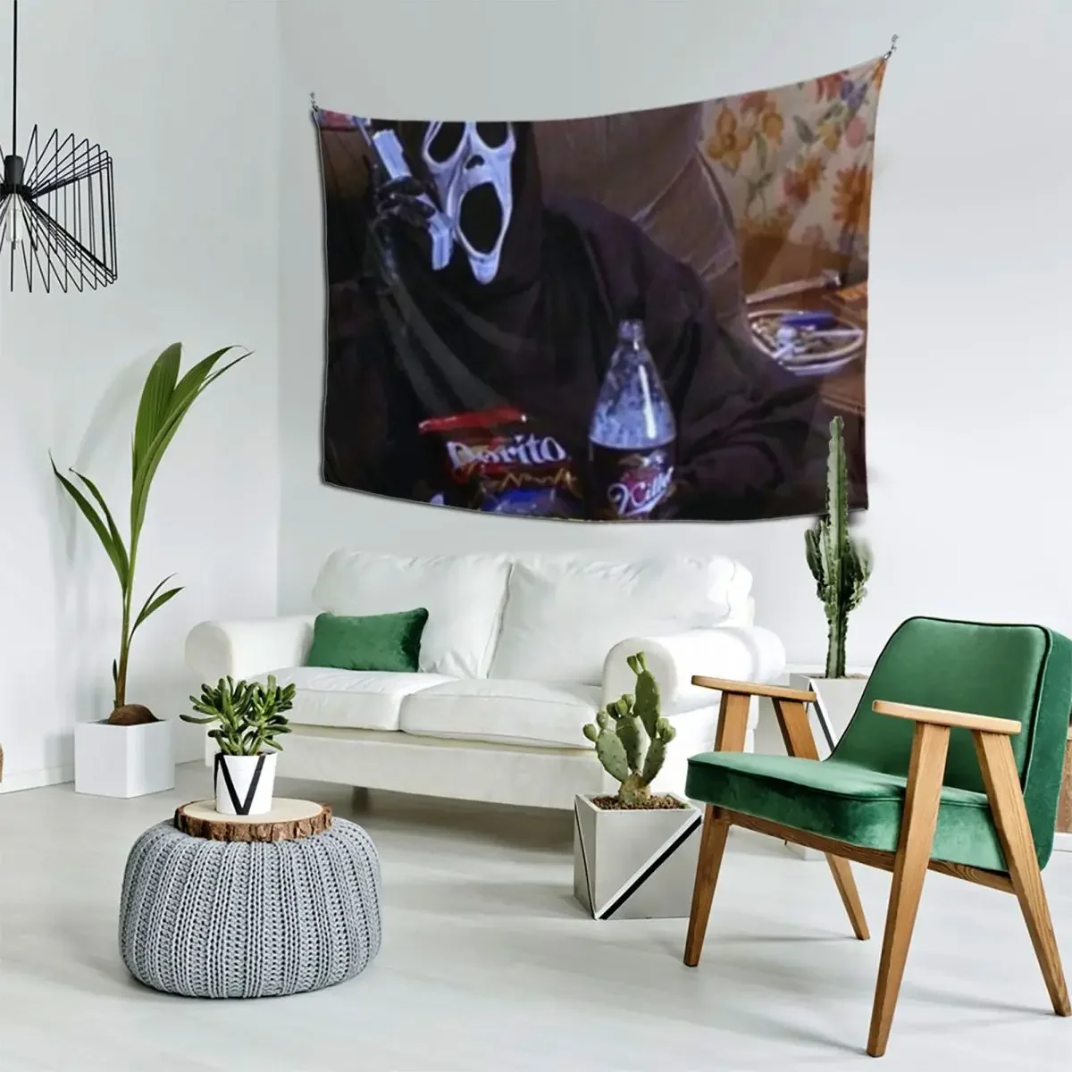 Ангоскоп Омбу гобелен на стене обои спальня милый декор комнаты подвесной