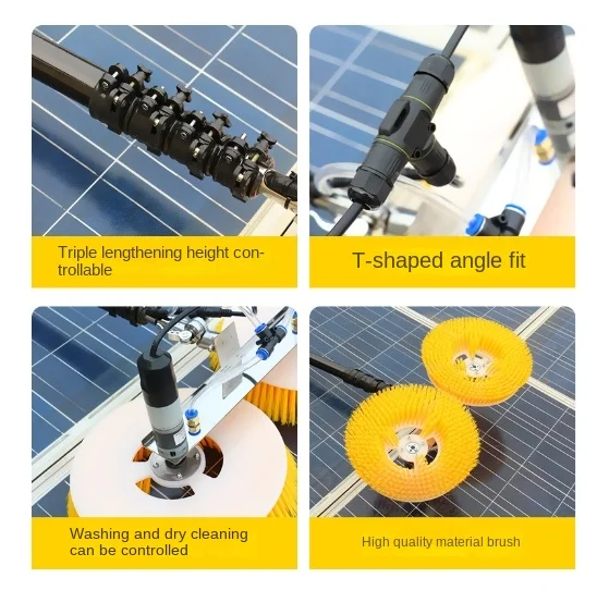 Горячие продажи полностью автоматическая очистка солнечных панелей с двойной