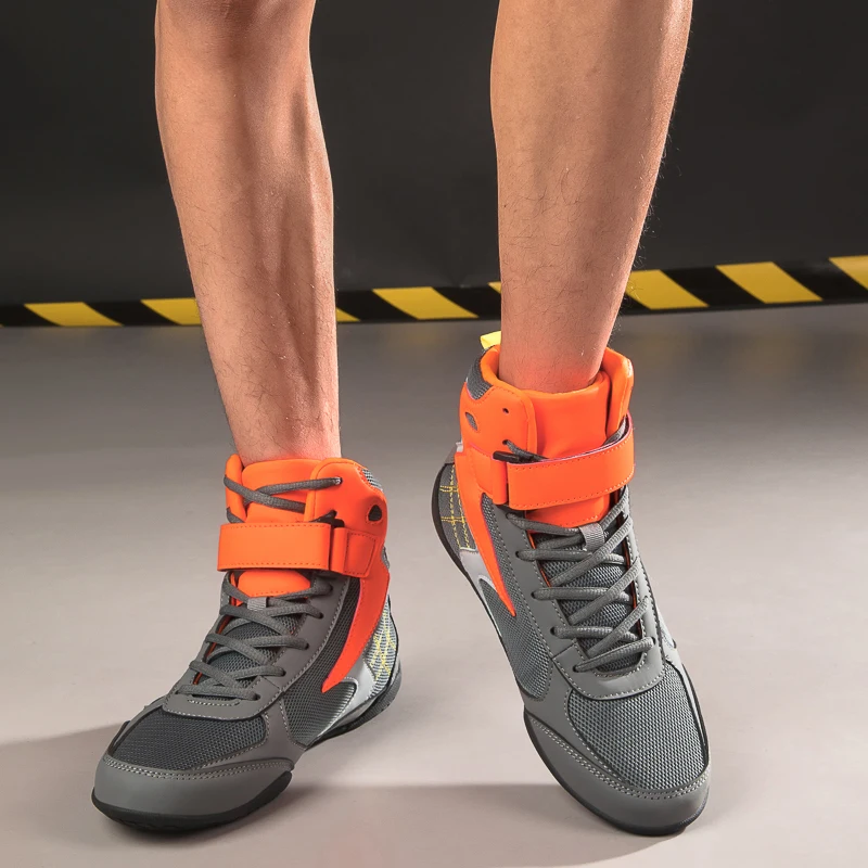 New Boxing and Wrestling Shoes for Men and Women High Top Training Shoes for Men Squat Gym Fitness Weightlifting Shoes