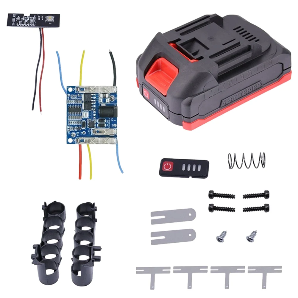 

1set Plastic Battery Case 5 Series Li-ion Batteries Shell PCB Charging Board Charging Protection Circuit Board For Makita Power