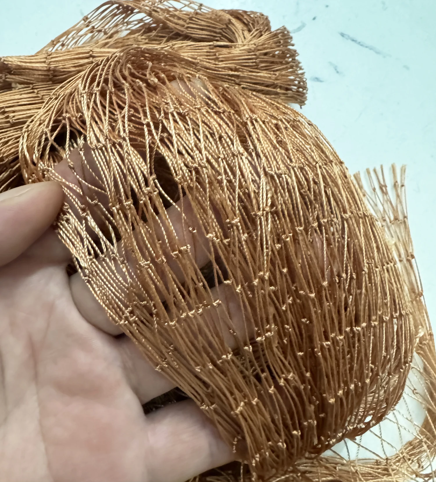 Коричневая нейлоновая сетка-Прочная сетка для шин защиты от птиц фруктов и