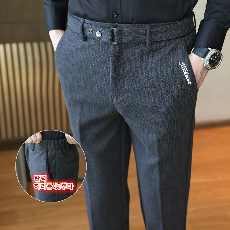 

Golf Pants Winter Pants Men's Golf Clothing Men Golf Clothes Elastic Golf Bel Trousers Men Golf Wear Horseshoe Malbon Golf Pants