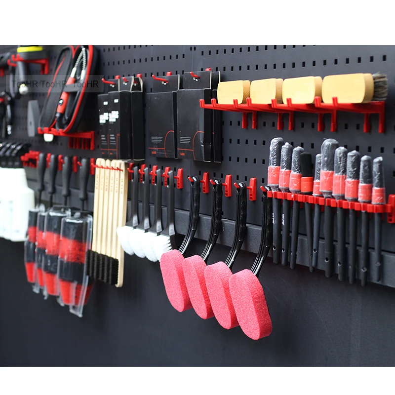 Стальная стеновая коробка для хранения инструментов, крепление на стену, гараж, полка для компонентов, организатор для крепежных изделий.