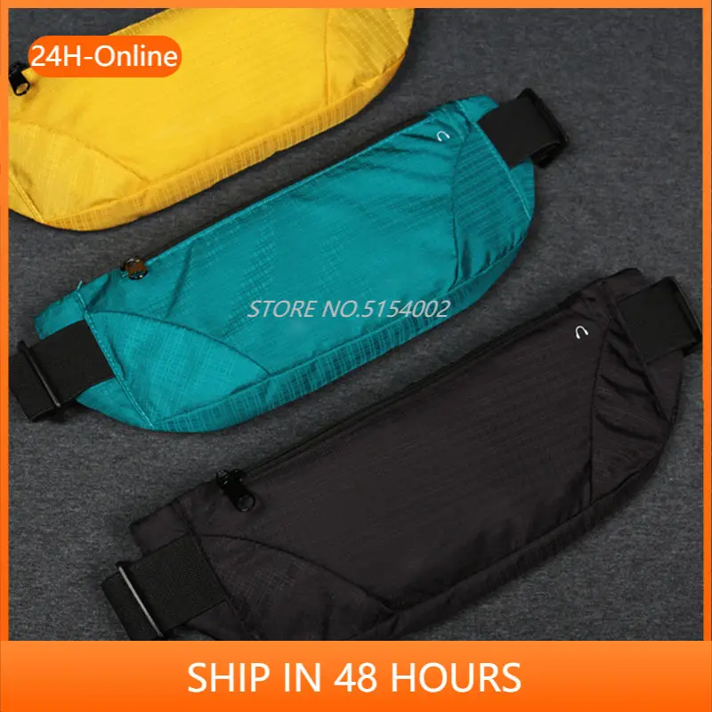 

Colorful Waist bag Waterproof Waist Bum Bag Running Jogging Belt Pouch Zip Fanny Pack Sport Runner crossbody bags men AND women