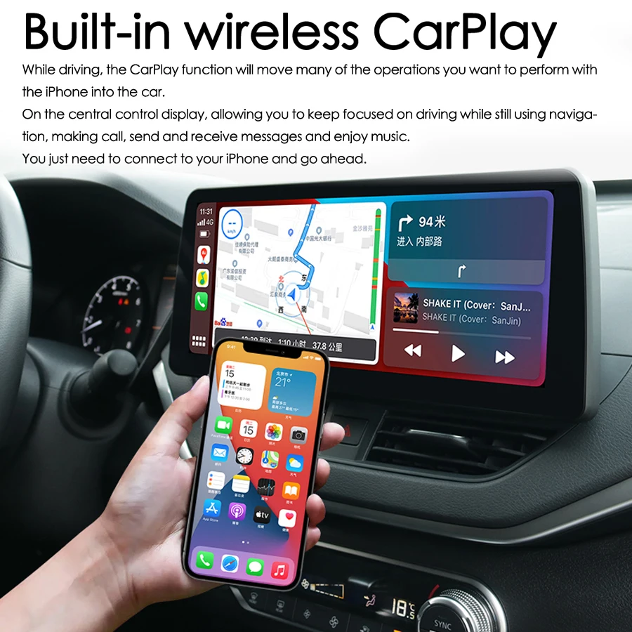 12 3 &quotAndroid мультимедийный видеоплеер для Nissan Teana Sentra Sylphy 2021 Авторадио GPS Навигация