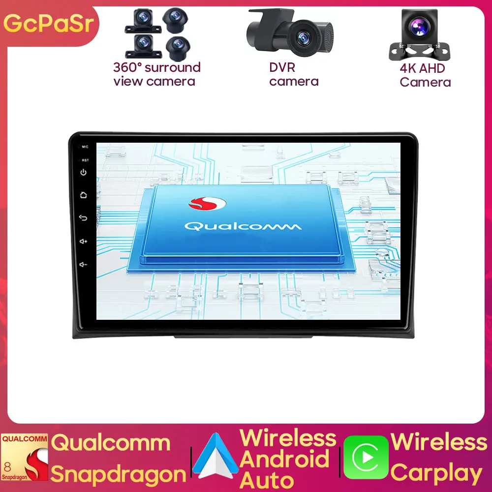 

Qualcomm Snapdragon Auto Car Radio Player For Volkswagen VW Multivan T5 2003 - 2015 Android Navigation GPS Audio Carplay CPU BT