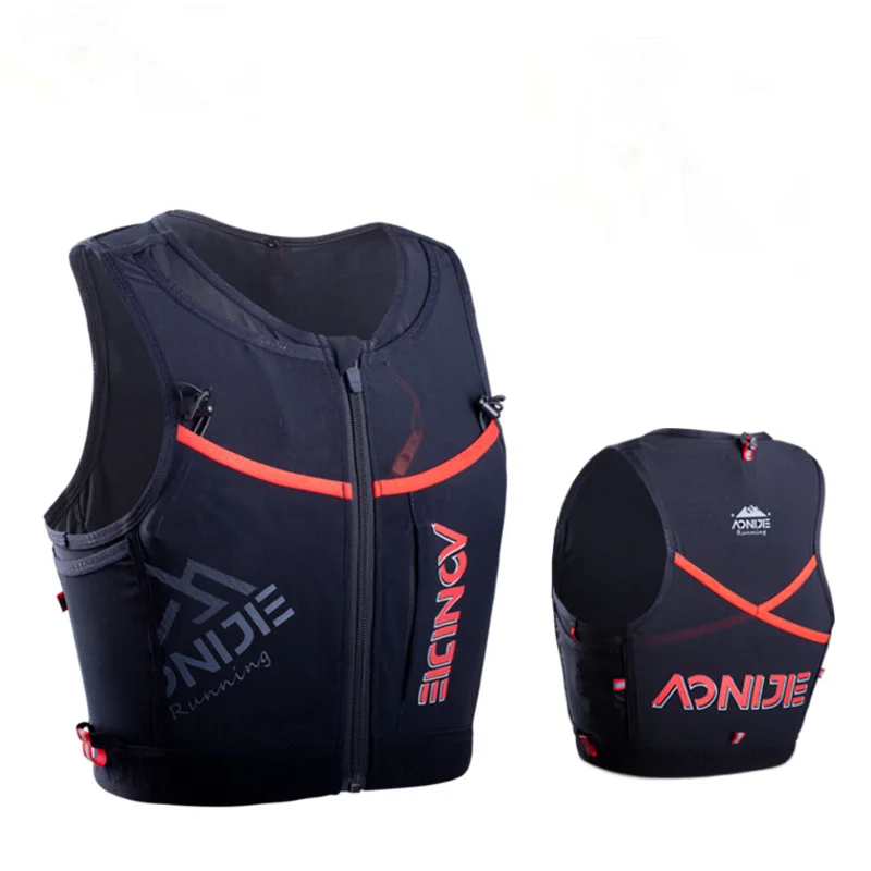 AONIJIE C9106 Newest 10L Quick Dry Sports Backpack Hydration Running Pack Vest Bag with Zipper for Hiking Running Marathon Race