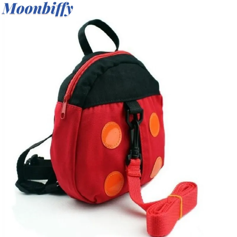 

Baby Carrier Backpack Walking Belt Bag Harness Leashes Bags Kids Safety Learning Walk Handbag Children Infant Cute Ladybird Bags