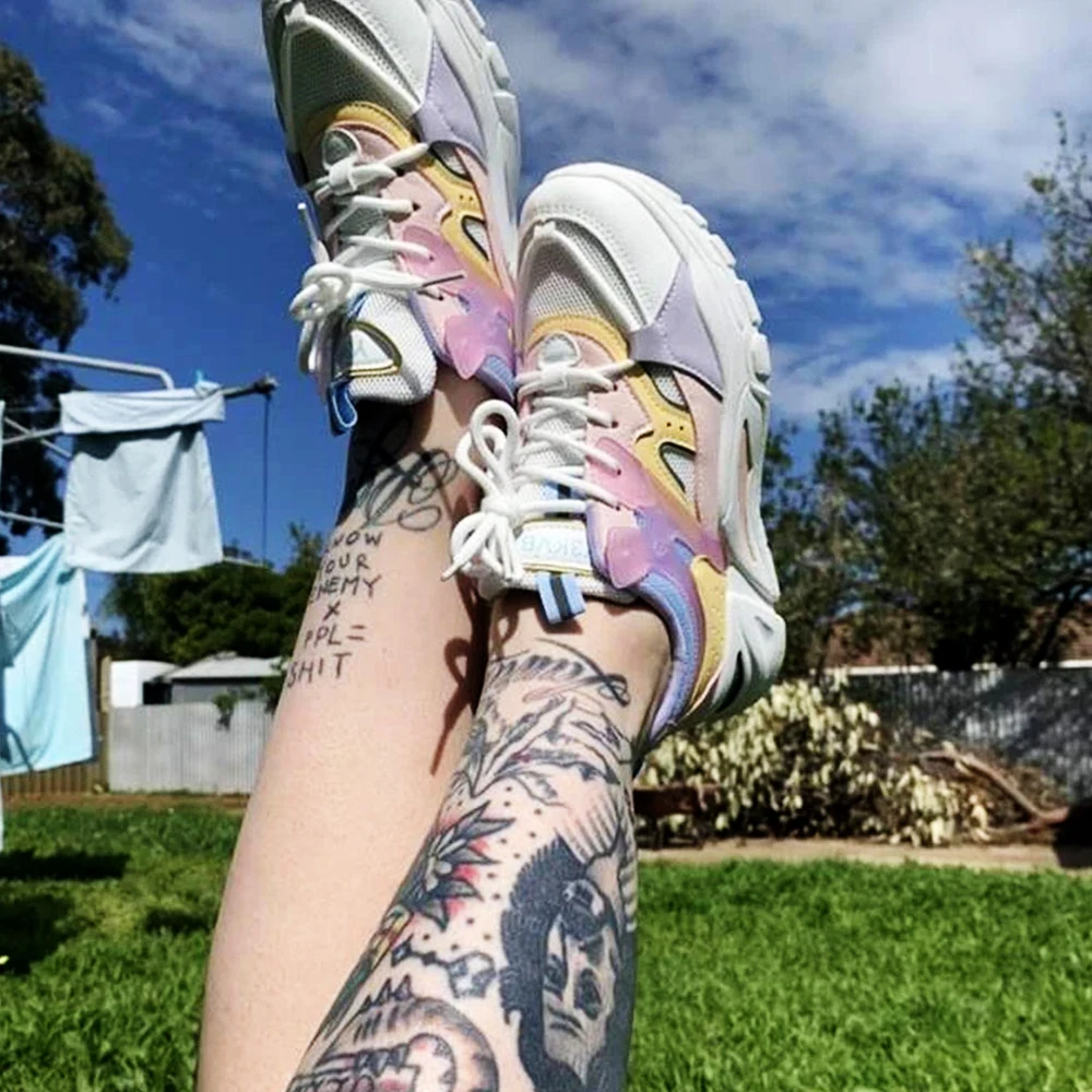 

New Sneakers Women Light Weight Breathable Women shoe Candy Color Flats Fashion Spring casual shoes Tennis female designer shoes