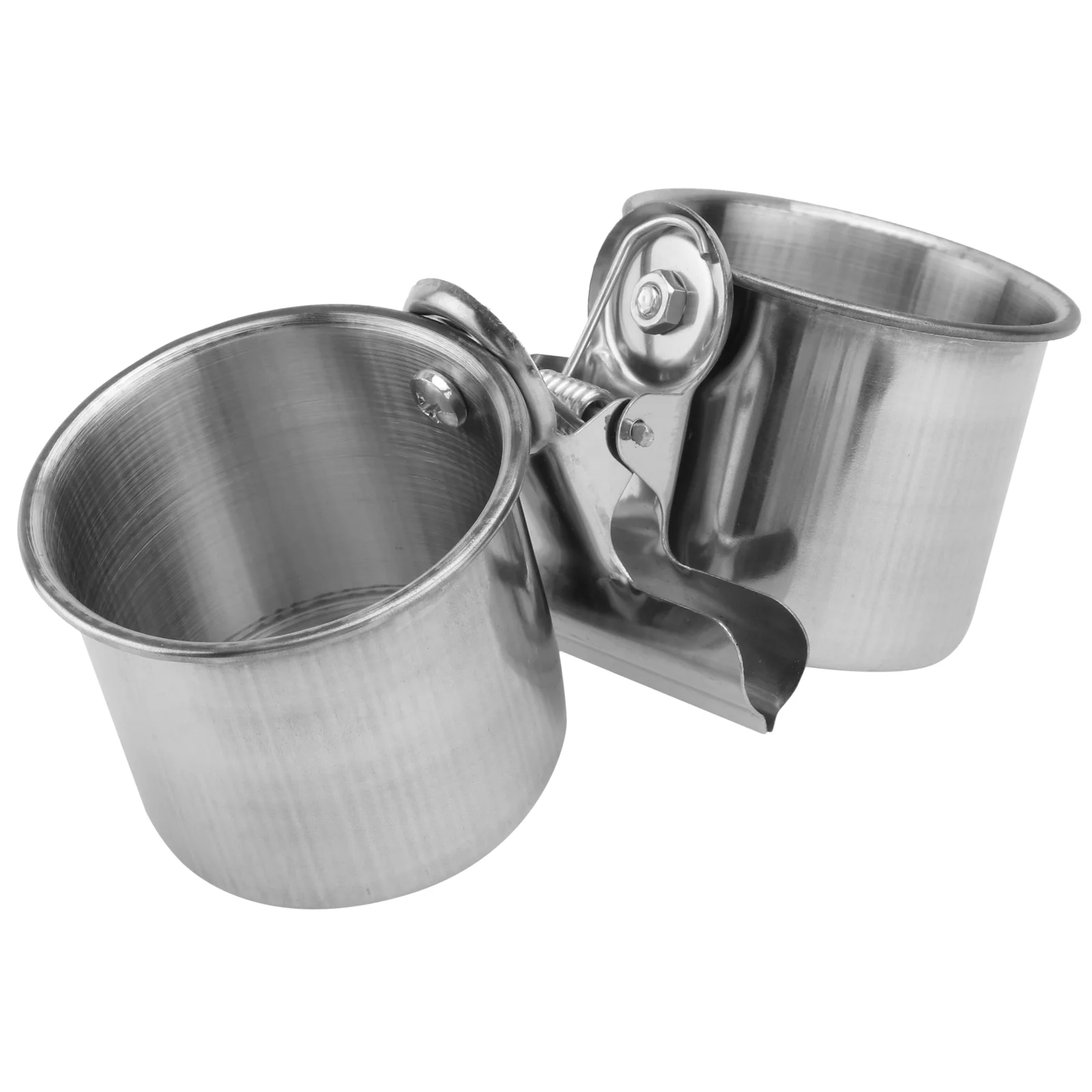 

Bird Feeder Bowl Parrot Bowls Waterfeeding Cagedish Cups Cup Dishes Steel Clamp Stainless Pet Supplies Watering Feeders Parakeet