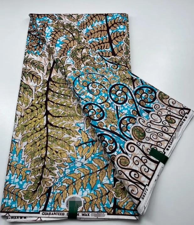 Настоящая Вощеная хлопчатобумажная ткань 2022 Высококачественная Золотая