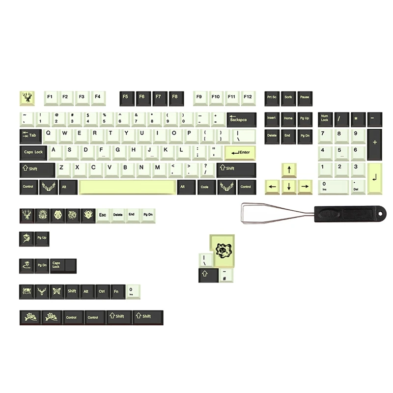 

136 Key Cherry Profile PBT Keycaps Custom Keycap For Mechanical Gaming Keyboard DIY MX Switches Mechanical Keyboard